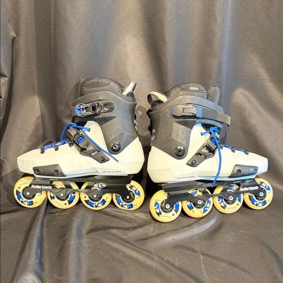 Rollerblade Men's Inline Skates - White, Gray, Blue and Black - Picture 10 of 13